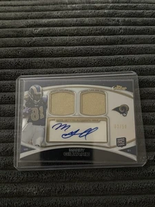 2010 Topps Finest - Autograph Dual Relic Mardy Gilyard #FADR-MG Refractor /50  - Picture 1 of 3