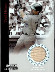 2004 Bowman Sterling #BS-TLH Todd Helton Refractors #/199 - Bild 1 von 2