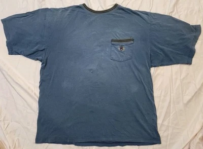 Винтажная мужская футболка XL Billabong 90-е Surfer Skate Eclipse карман - читайте - Изображение 1 из 4