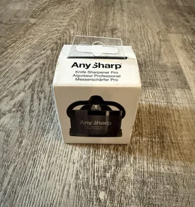 AnySharp Metal Pro Knife Sharpener Professional Mini Edge Chef Tool Suction Grip - Picture 1 of 2