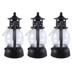 12 Pcs Vintage  With LED Candle Hanging Candle Lanterns Battery Black I3T43932 - Bild 1 von 10