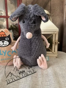 Jellycat ❤️ LACHLAN SAD RAT Soft Plush Toy AUTHENTIC Halloween Fast SHIP NWT - Picture 1 of 9