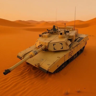 RC Panzer US Abrams M1A2  1:16 2.4Ghz  V7.0 Metall Achsschenkel - Bild 1 von 4