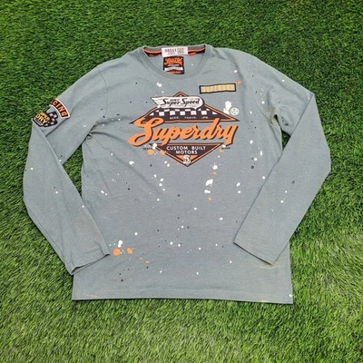 Vintage Y2K Superdry Racing Shirt Large 21x27 Tokyo Japan - Image 1 of 4