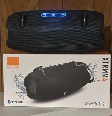 Water Resistant Bass Boosted Bluetooth Speaker (blue)  - Image 1 of 2