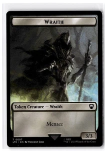 Commander: The Lord of the Rings #7 // 12 Wraith // Treasure Token - Picture 1 of 2