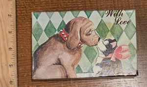 NUEVO Puzzle Tuco Vintage With Love Series 30 piezas 7 x 5,25 pulgadas perro y gato - Imagen 1 de 5