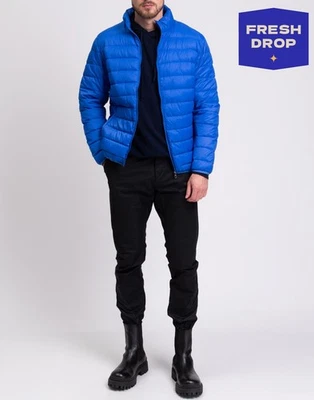 PIERRE DARRE Down Quilted Jacket Size S Funnel Neck - Image 1 of 4