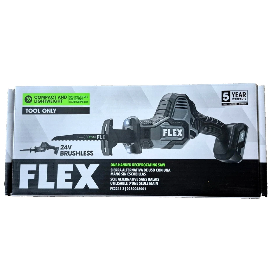 Flex FX2241-Z одноручная возвратно-поступательная пила бесщеточная - только инструмент - НОВАЯ - Изображение 1 из 1