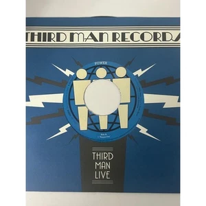 Third Man Records Power Vinyl Record TMR405 Black Custom Sleeve 45RPM Indie - Picture 1 of 3