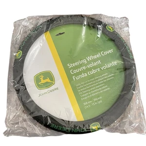Cubierta de volante John Deere LP66210 negra 14,5-15" camión tractor - Imagen 1 de 3