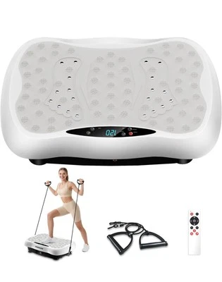 Waver Vibration Plate Exercise Machine Whole Body Fitness Vibrat Platform Music - Image 1 of 2