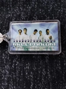 VINTAGE BACKSTREET BOYS MILLENNIUM KEYCHAIN 1999 WINTERLAND 3.5" X 1.25". New - Picture 1 of 4