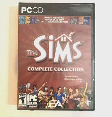 The Sims Complete Collection PC Game (2005) - 4 Discs + Manual - Good Condition - Image 1 of 4