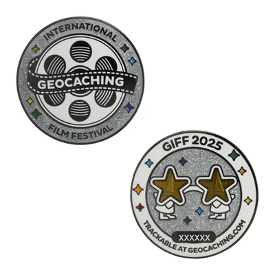 2025 GIFF Geocoin Official Geocaching Trackable - Image 1 of 4