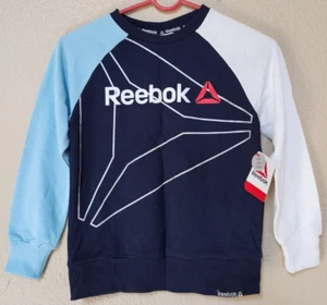 Reebok Boys' Pullover Crew Neck Sweatshirt Size S (6-7) BRAND NEW - Picture 1 of 5