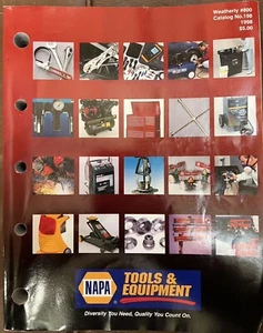 NAPA Herramientas y Equipos 1998 Catálogo 198 Completo Color Brillante Índice Climático 800 - Imagen 1 de 8