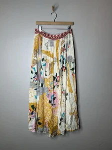 Bhanu By Jyoti Skirt Women’s L Multicolor Floral Maxi Anthropology - Picture 1 of 11