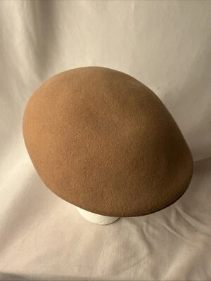Extra Quality London Ascot Mens Tan Classic Broner Wool Hat Size Medium USA MADE - Image 1 of 4