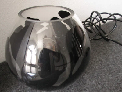 Ikea KNUBBIG Tischlampe Tischleuchte Kugel Glas klein schwarz 12 cm Leuchtmittel - Bild 1 von 4