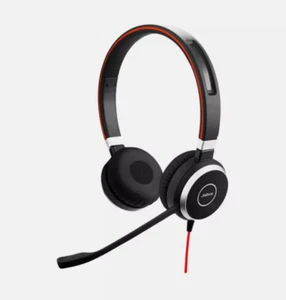 Jabra Evolve 40 MS USB-C Headset (6399-823-189) w/ Original Jabra Carrying Pouch - Picture 1 of 8