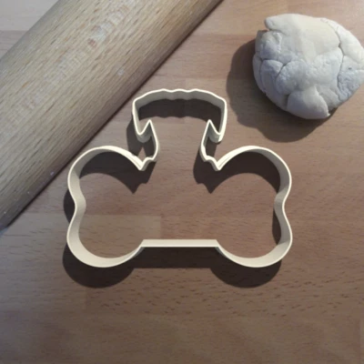 Hund & Knochen Keksausstecher - Fondant & Biscuit- Instagram - 3 Größen - Bild 1 von 3