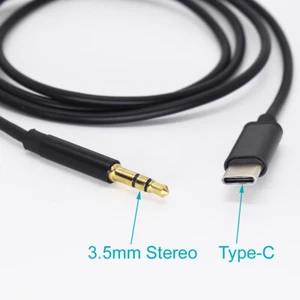 10pcs 1M/3.3ft USB C Type C to 3.5mm Male Stereo Audio Aux Cord Cable 2 Color - Picture 1 of 12