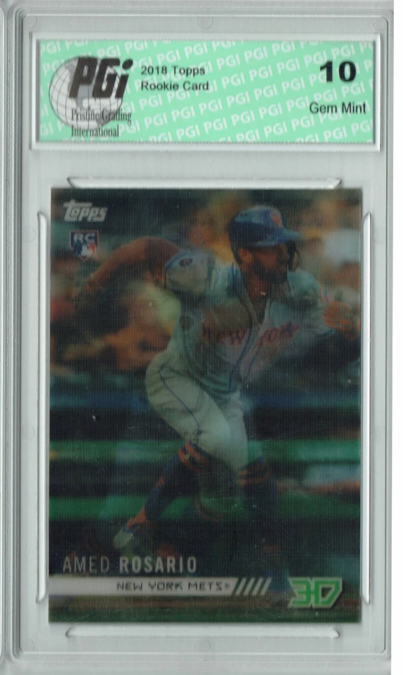 Amed Rosario 2018 Topps 3D #19 Just 269 Cards Made Rookie Card PGI 10 - Image 1 of 1