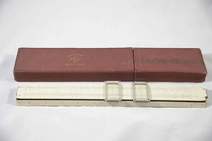 RARE - THORNTON RULE SLIDE RA 10” P.O.7.A.X. ARTILLERY – DATE 1951 - A.I.F. - Bild 1 von 10