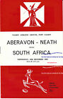 South Africa 10 Dec 1969 V Aberavon And Neath Rugby Programme Port Talbot Wales