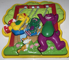 2002 Barney & Friends Plastic Kids 3D Puzzle Tree Swinging Baby Pop And BJ