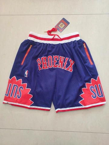 New Phoenix Suns Retro Men Basketball Shorts Purple Size:S-XXL Cover