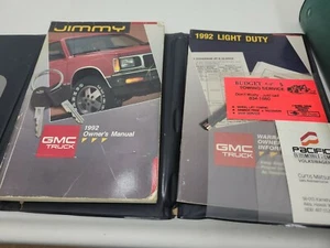 1992 GMC Jimmy Truck Owners Manual - Picture 1 of 5