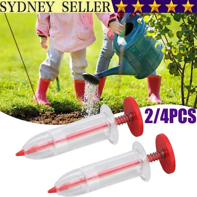 2/4PCS Mini Manual Syringe Sowing Seed Dispenser Garden Seed Sower Planter AUS - image 1 of 4