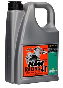 Aceite de motor MOTOREX KTM Racing 4T 20W/60 totalmente sintético 4 tiempos 4 litros - Imagen 1 de 1
