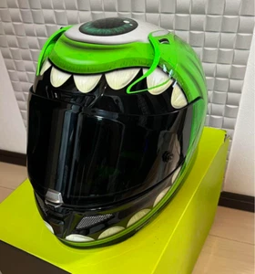 HJC Full Face Helmet Mike Wazowski limited edition L Size Great Condition Japan - Picture 1 of 17