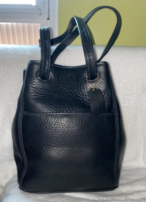 Bolso de hombro Coach Vintage Sonoma de cuero con cordón 4923 cuero negro para mujer Foto 1 de 4
