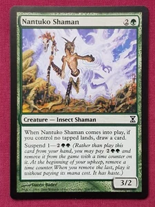 Magic The Gathering TIME SPIRAL NANTUKO SHAMAN green card MTG - Picture 1 of 2