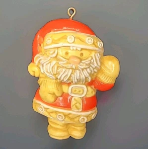 Vintage 1976 Christmas Ornament Hallmark Tree Treat Santa Claus - Picture 1 of 4