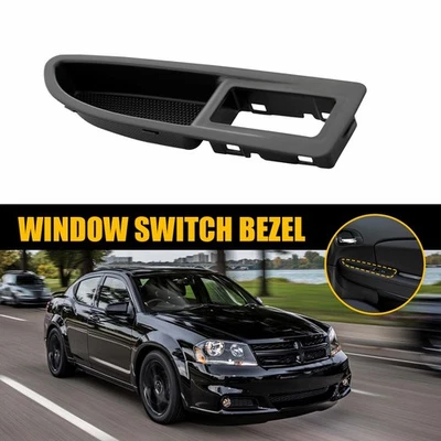 For 2011-2014 Dodge Inner Avenger Window Switch Panel Bezel Cover Front Right US - Image 1 of 4