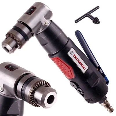 Perceuse pneumatique à angle 1,5-10mm Tête basse à clé 95mm - Photo 1/4