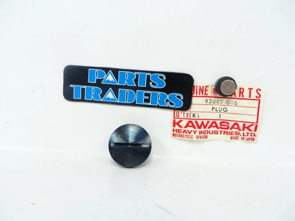 NOS Genuine Kawasaki Carburetor Cover Plug F5 F6 F7 F8 F9 92067-006  - Image 1 of 1