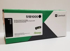 Cartuccia toner originale Lexmark 51B1000 - Nero - Nuova sigillata - Foto 1 di 8