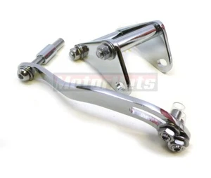 Chrome Power Steering Pump Mount Bracket SWP LWP Saginaw For SBC Chevy 350 400 - Picture 1 of 2