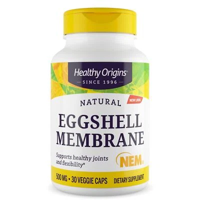 Healthy Origins Eggshell Membrane 500mg 30 Veggie Capsules, Joint Support