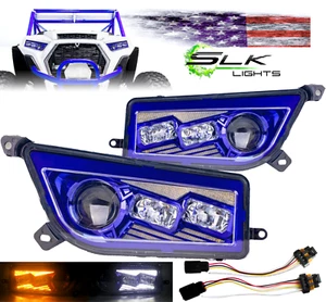 Polaris RZR LED Headlight Switchback XP Turbo 1000, 900, General (Blue Pro SB) - Picture 1 of 9
