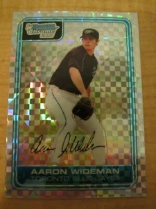 2006 Bowman Chrome Prospects X-Fractors Aaron Wideman 131/250 #BC97 Toronto - Picture 1 of 2