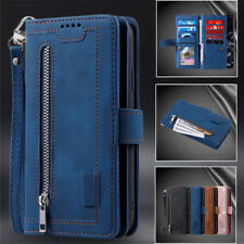 For iPhone 14 13 12 11 Plus Pro Max XS XR 8/7/SE Case Leather Wallet  Flip Cover