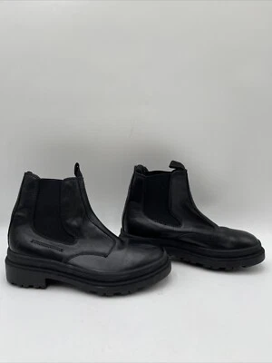 Botas Chelsea Aquatalia Tessy de cuero negras para mujer talla 6,5 Foto 1 de 4