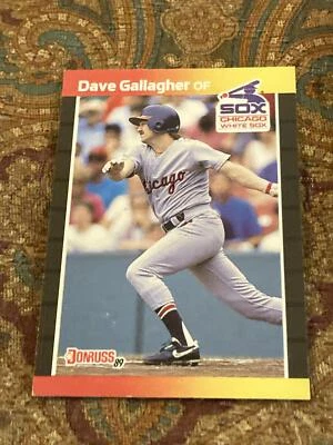 1989 Donruss #384a Dave Gallagher - Image 1 of 2